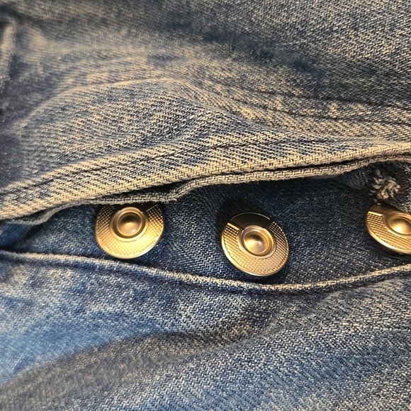 3X1 Distressed/ RawHemmed Cropped Jeans Sz 31 - Picture 10 of 14